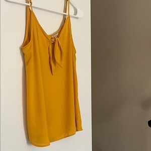 LOFT Sunflower Yellow Camisole Top with Tie